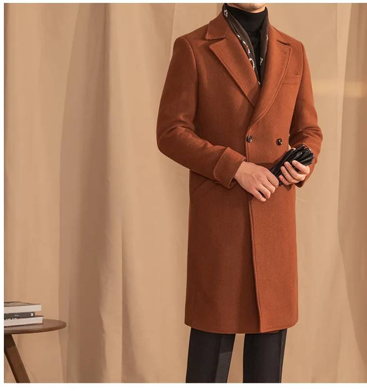 Kingsman Camel Double Breasted Coat by Italian Vega® (Latest Edition)