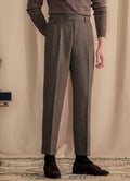 Khakhi Signature Flap Herringbone Gurkha Pants by Italian Vega®