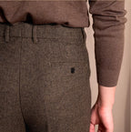 Khakhi Signature Flap Herringbone Gurkha Pants by Italian Vega®