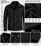 Sleek Black Wool Coach Jacket by ITALIAN VEGA®