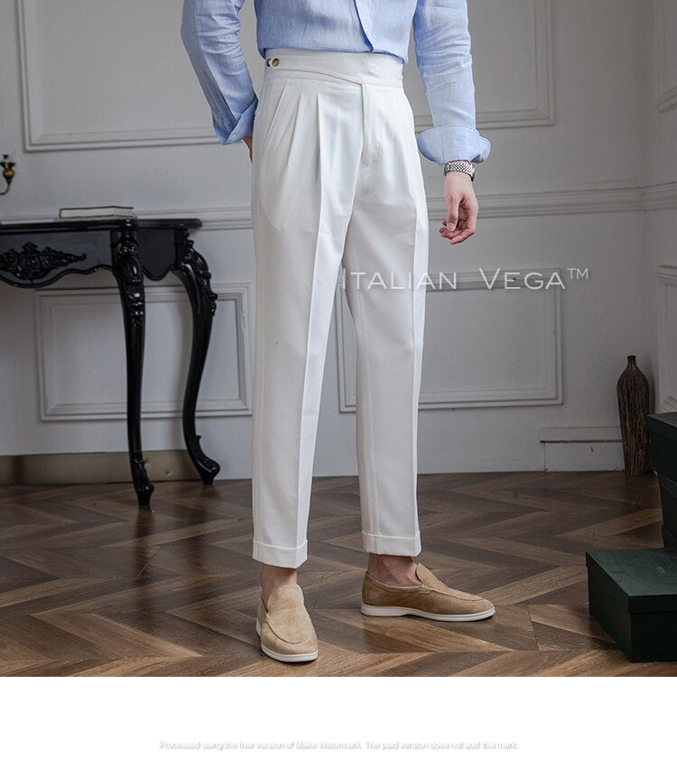 Classic Buttoned Formal Gurkha Pants by ITALIAN VEGA®