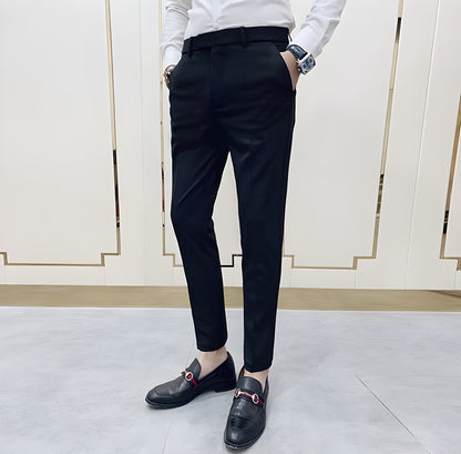 Italian Royal Black Formal Trouser For Men by ITALIAN VEGA®