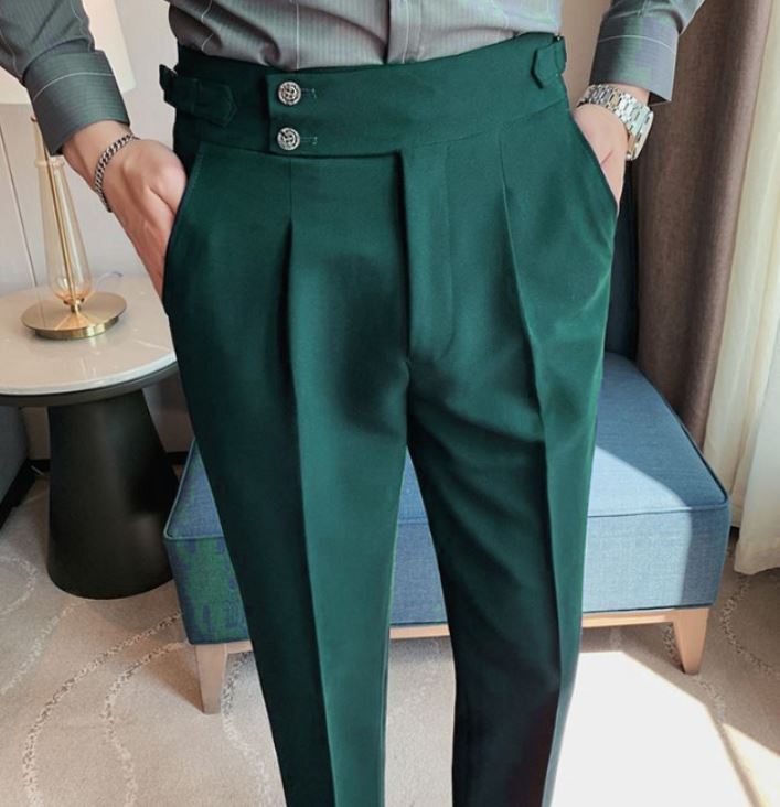 Signature Buttoned Formal Gurkha Pants by ITALIAN VEGA®