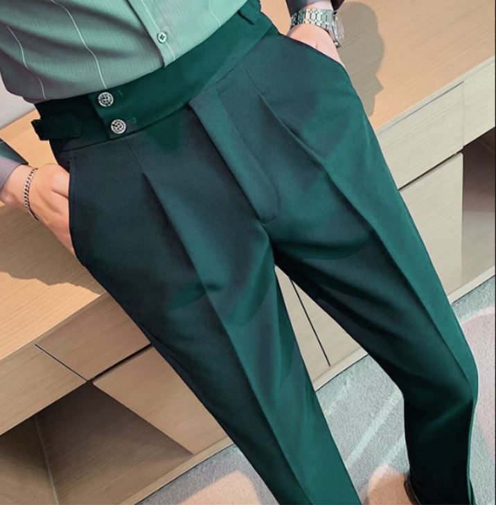 Signature Buttoned Formal Gurkha Pants by ITALIAN VEGA®