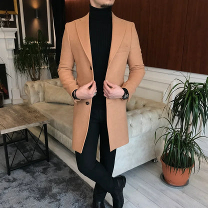 Charleston Camel Wool Blend Over Coat by Italian Vega® (Winter Special)