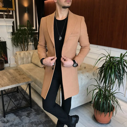 Charleston Camel Wool Blend Over Coat by Italian Vega® (Winter Special)