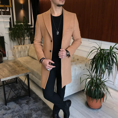 Charleston Camel Wool Blend Over Coat by Italian Vega® (Winter Special)