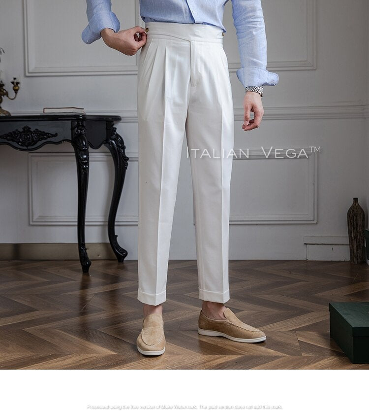 Classic Buttoned Formal Gurkha Pants by ITALIAN VEGA®