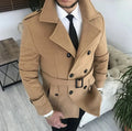 Arctic Camel Double Breasted Over Coat by ITALIAN VEGA® (Winter Special)