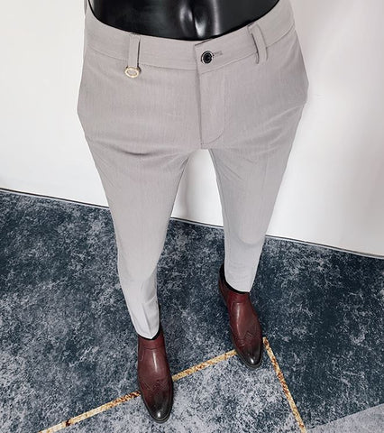 Royal Silver Regular Trouser For Men by ITALIAN VEGA® – Italian Vega®