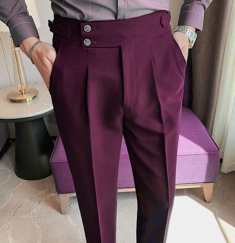 Design Mens Formal Pants | Men Slim Luxury Dress Pants | Design Dress Pant  Men - 2023 - Aliexpress
