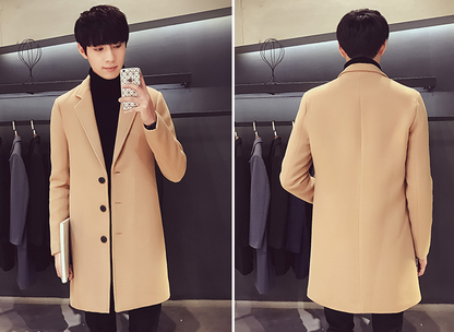 Camel Wool and Blends Trench Over Coat by ITALIAN VEGA® (Winter Special)