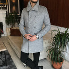 Alaska Ash Grey Double Breasted Over Coat by ITALIAN VEGA® (Winter Special)