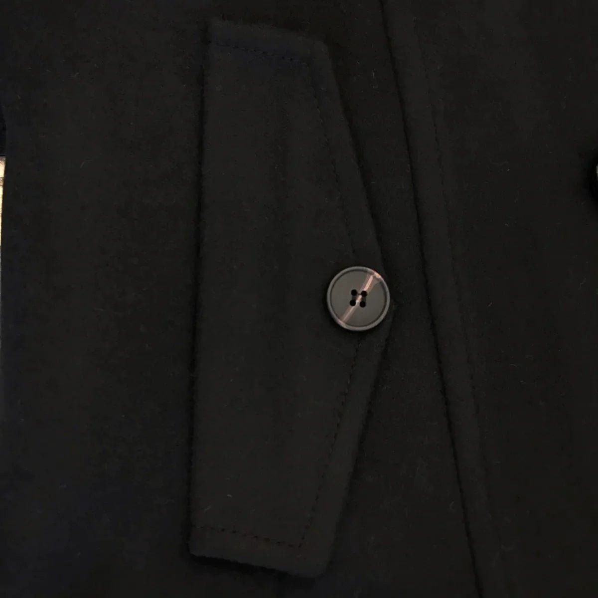 Arctic Black Double Breasted Over Coat by ITALIAN VEGA® (Winter Special)