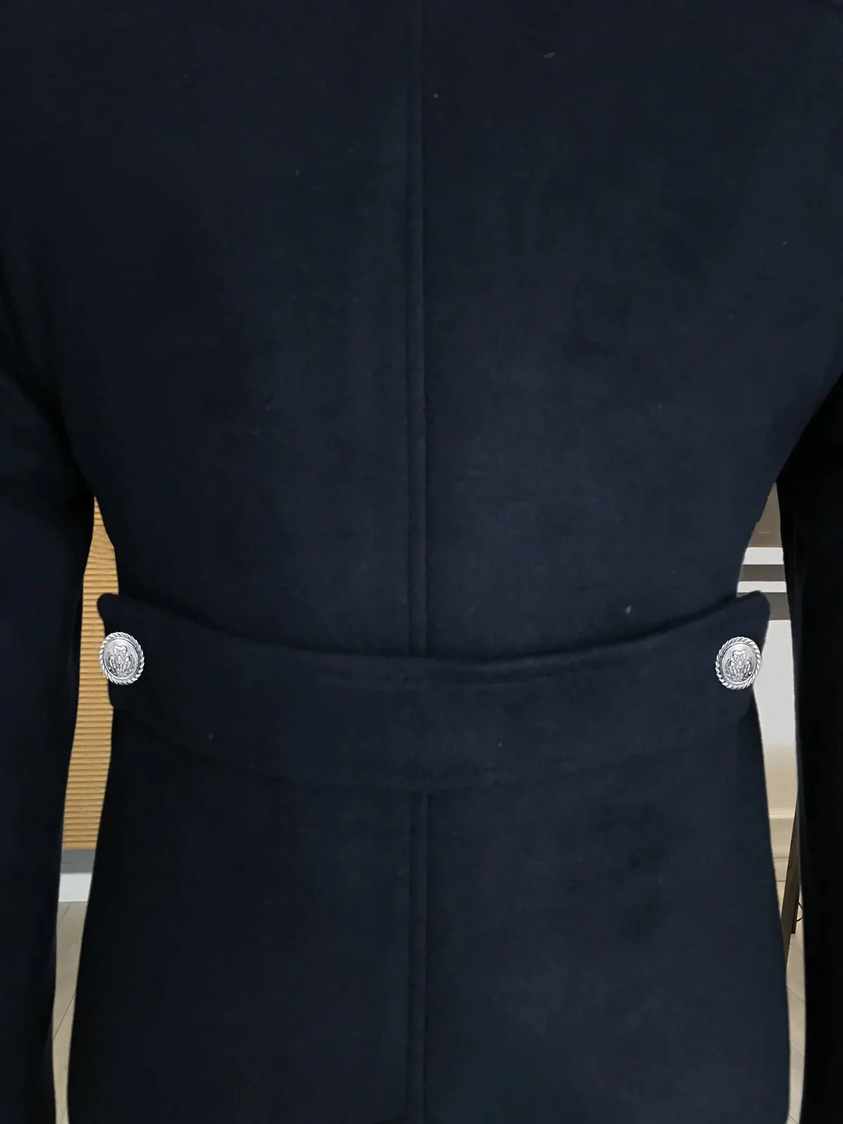 Alaska Dark Blue Double Breasted Over Coat by ITALIAN VEGA® (Winter Special)